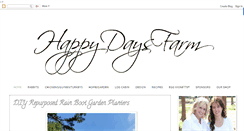 Desktop Screenshot of happy-days-farm.com